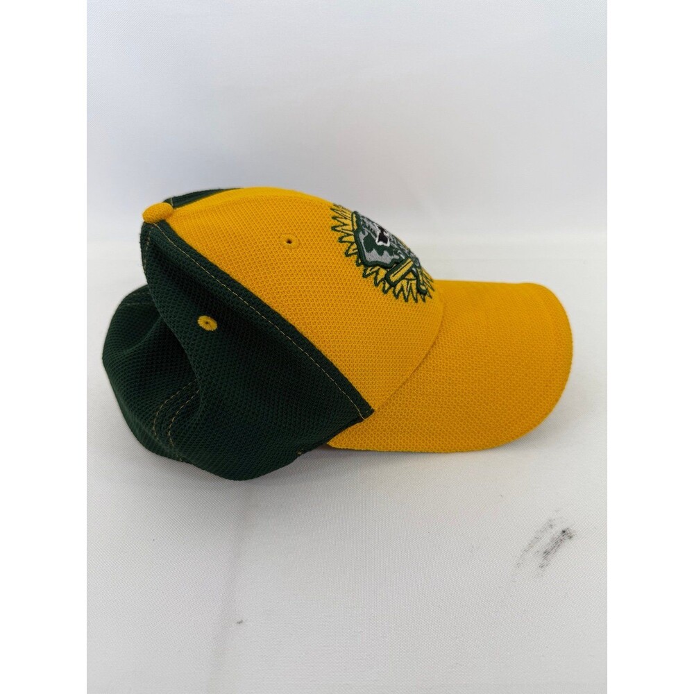 Oakland Athletics Hat Cap New Era Size M/L 3930 Fitted Yellow Elephant Logo - Picture 4 of 6
